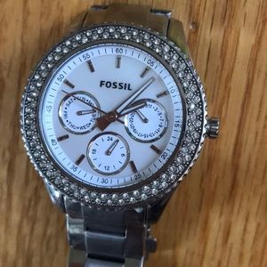 Stainless steel fossil watch